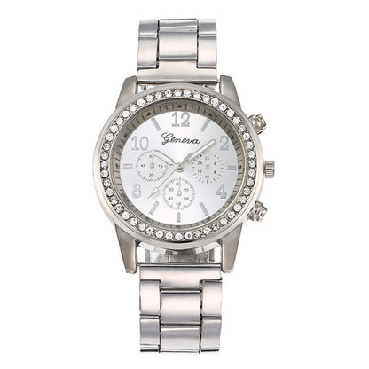 Dames Horloge Set met Diamanten details